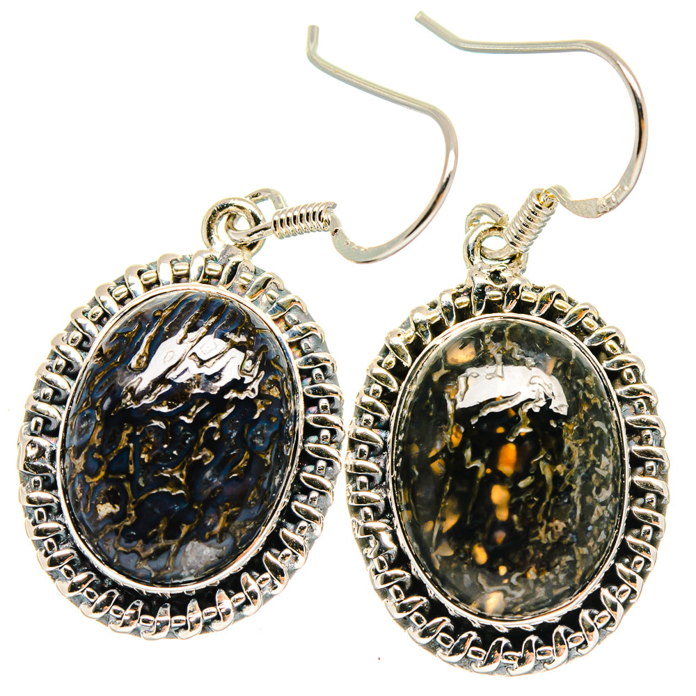 Dinosaur Bone Earrings handcrafted by Anasilvercos - EARR423053