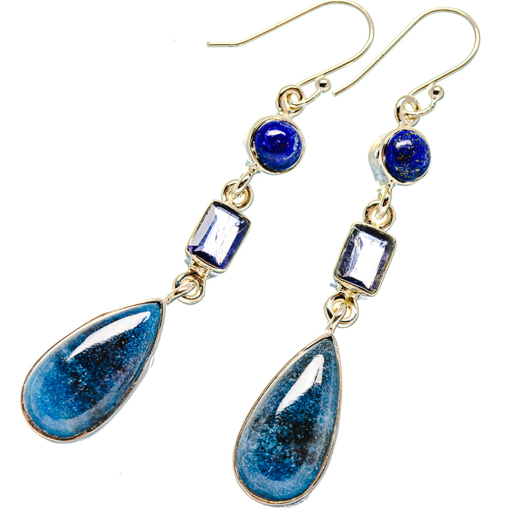Apatite Earrings handcrafted by Anasilvercos - EARR423063