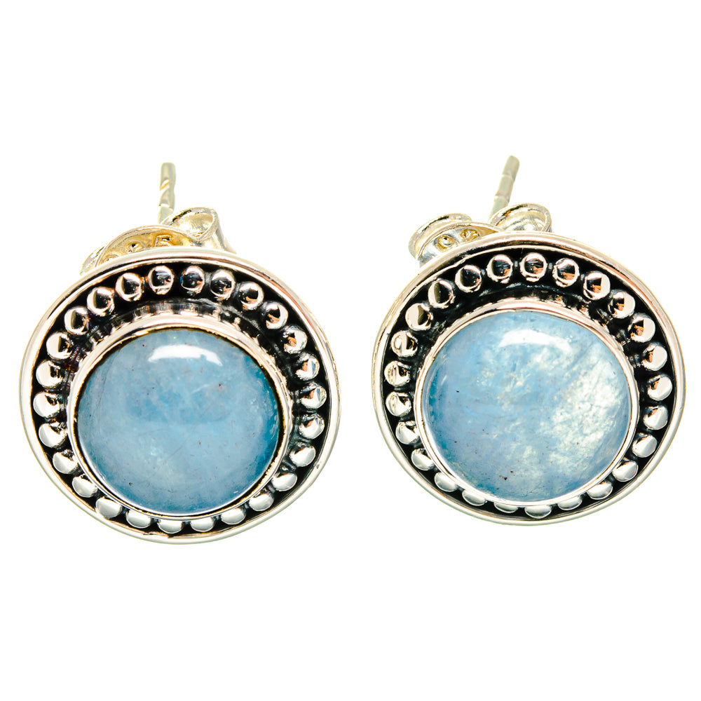 Aquamarine Earrings handcrafted by Anasilvercos - EARR423066