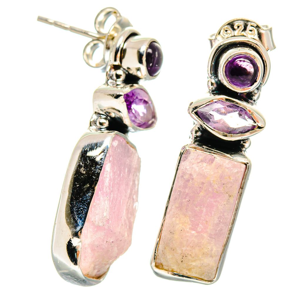Pink Opal Earrings handcrafted by Anasilvercos - EARR423070