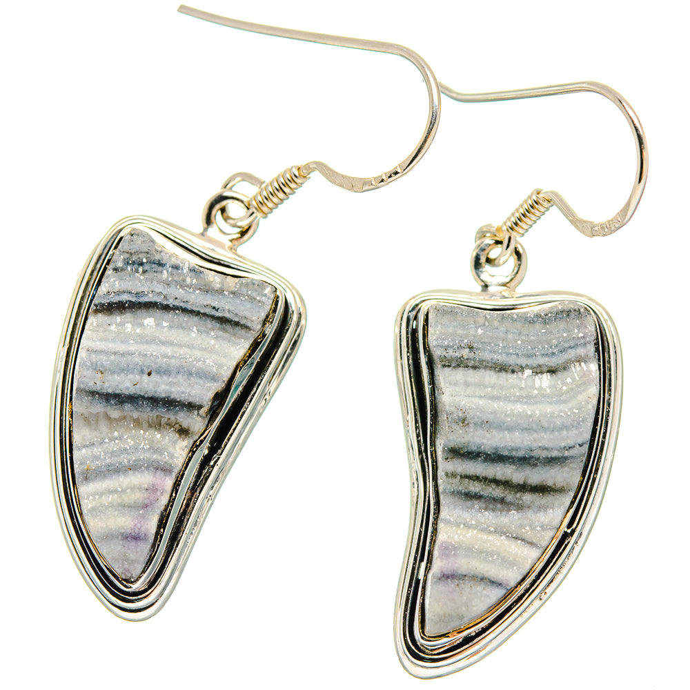 Desert Druzy Earrings handcrafted by Anasilvercos - EARR423103