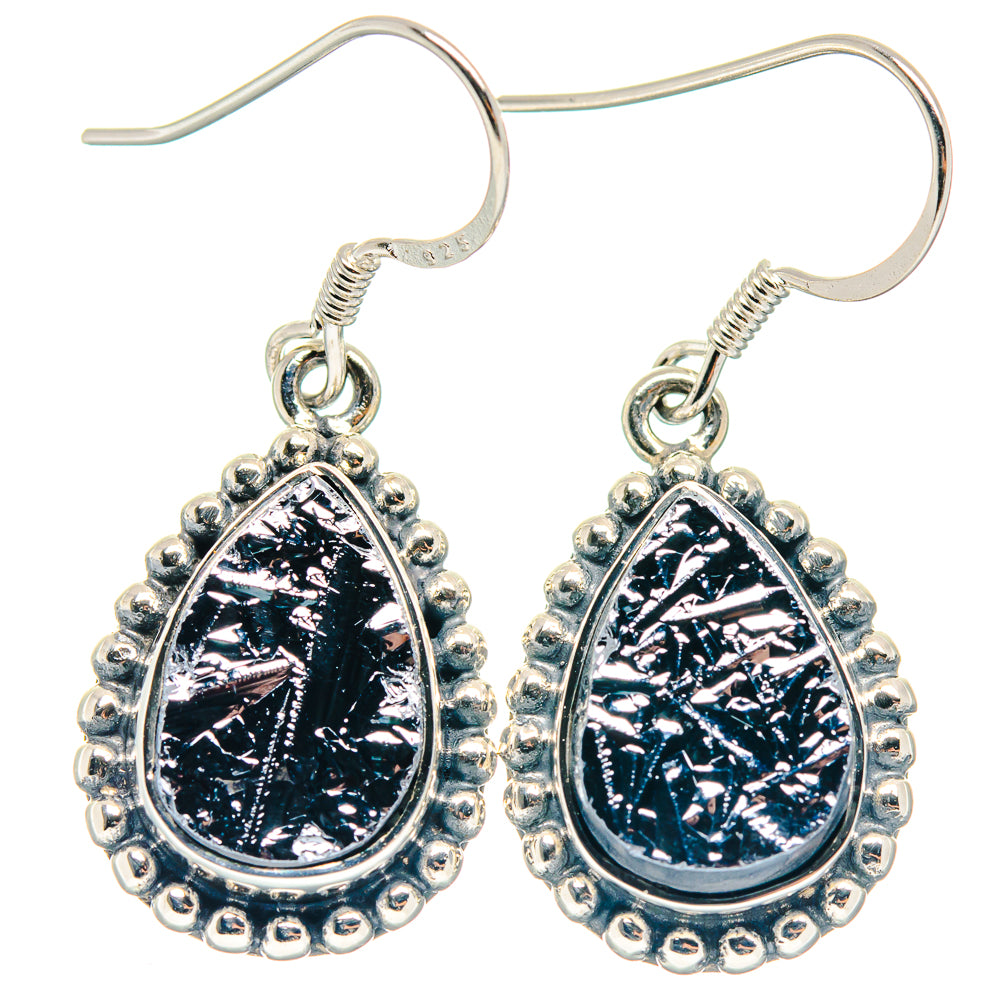 Shungite Earrings handcrafted by Anasilvercos - EARR423136