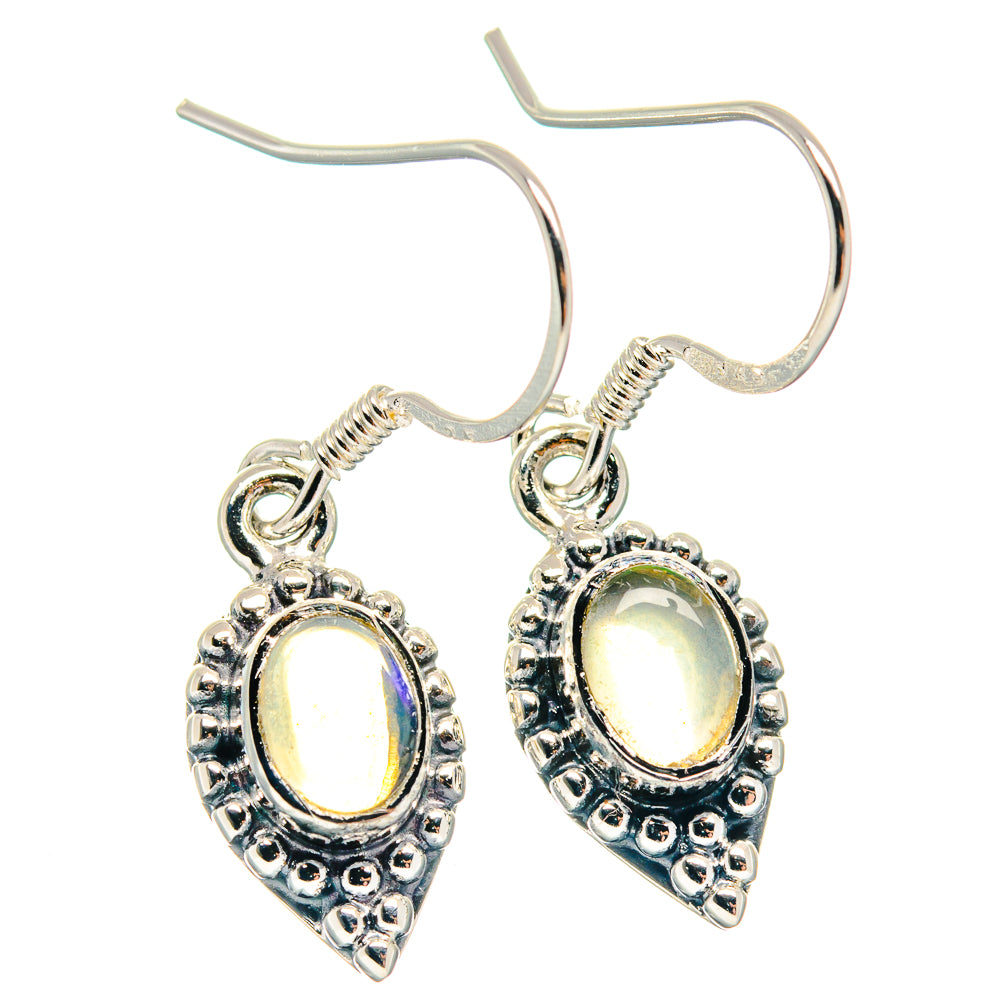 Ethiopian Opal Earrings handcrafted by Anasilvercos - EARR423149