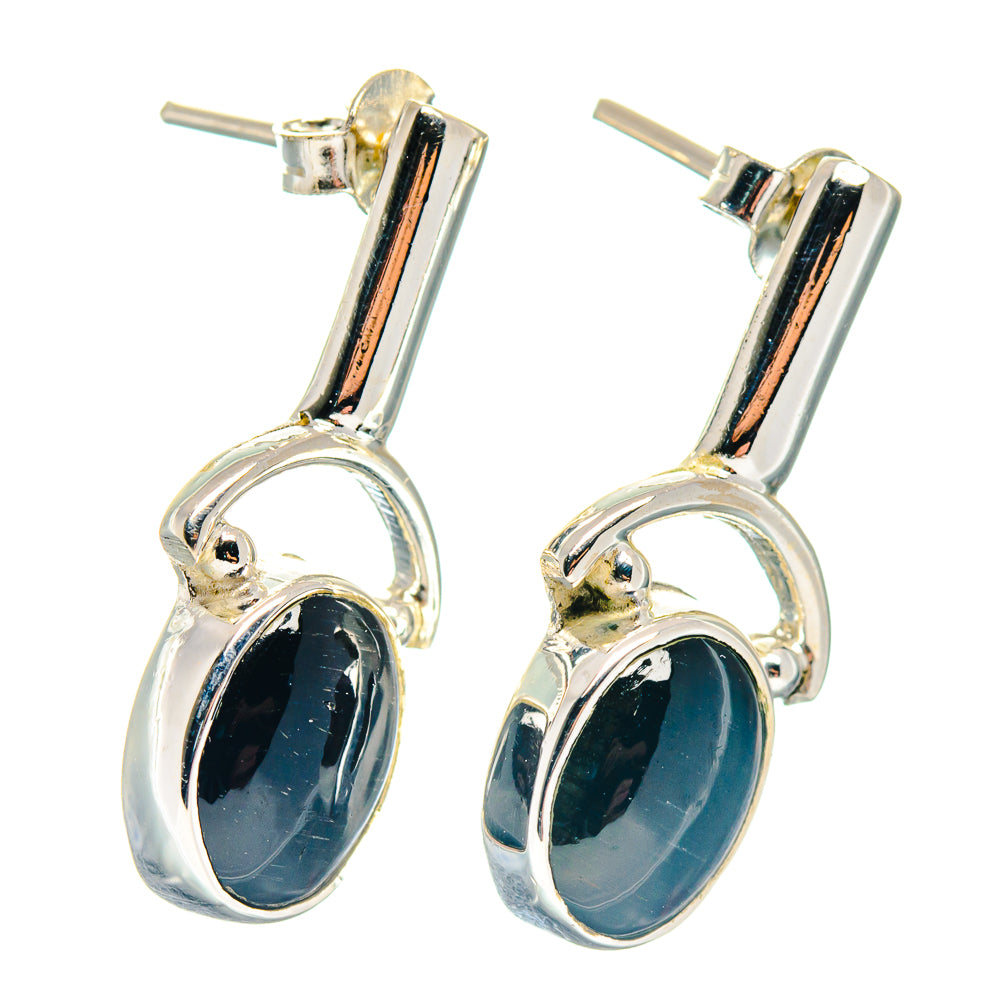 Black Onyx Earrings handcrafted by Anasilvercos - EARR423188