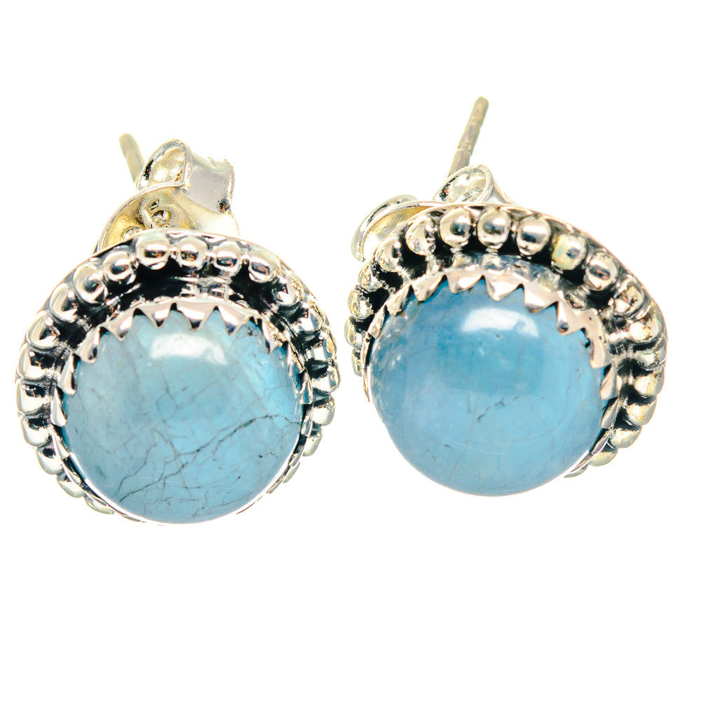 Aquamarine Earrings handcrafted by Anasilvercos - EARR423190