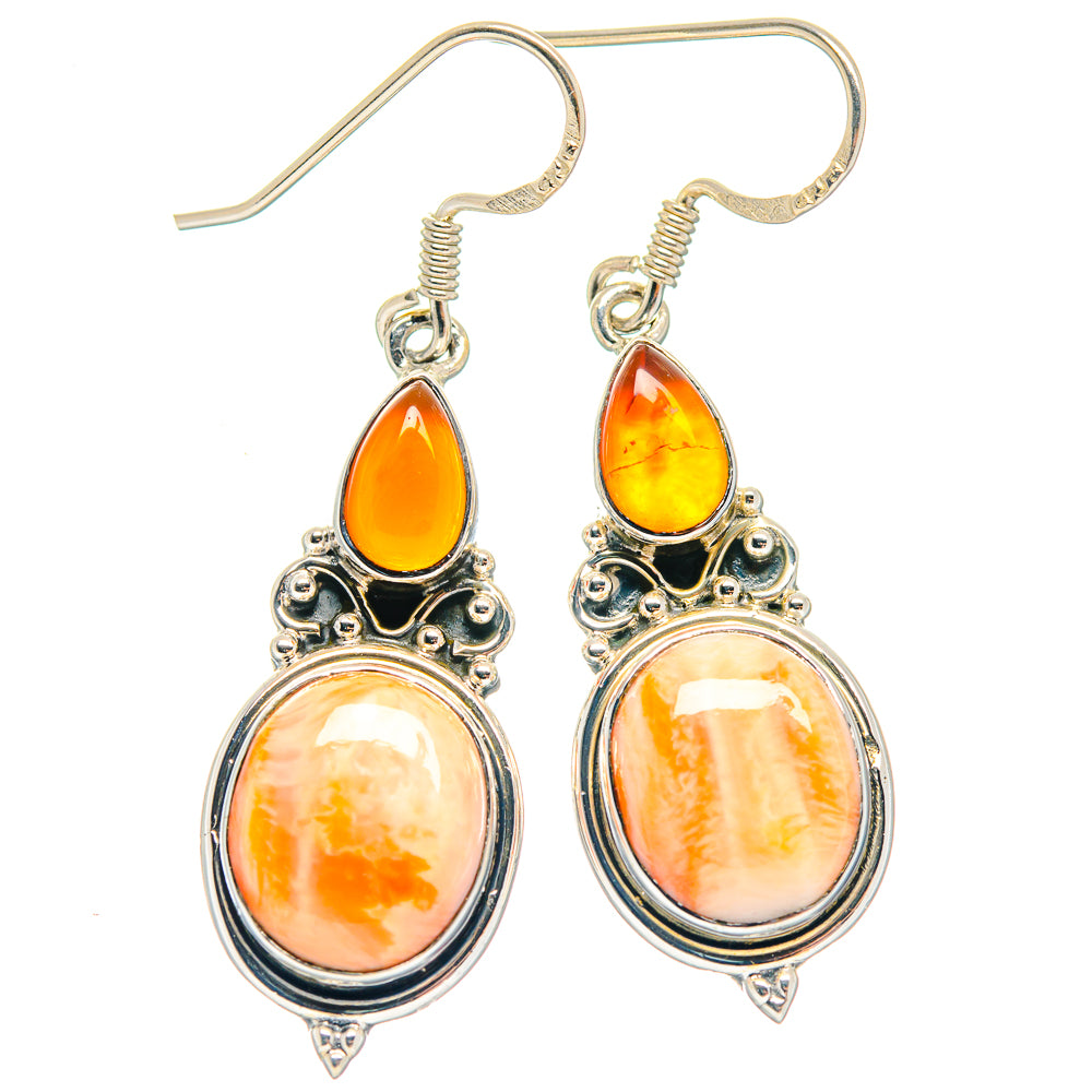 Scolecite Earrings handcrafted by Anasilvercos - EARR423192