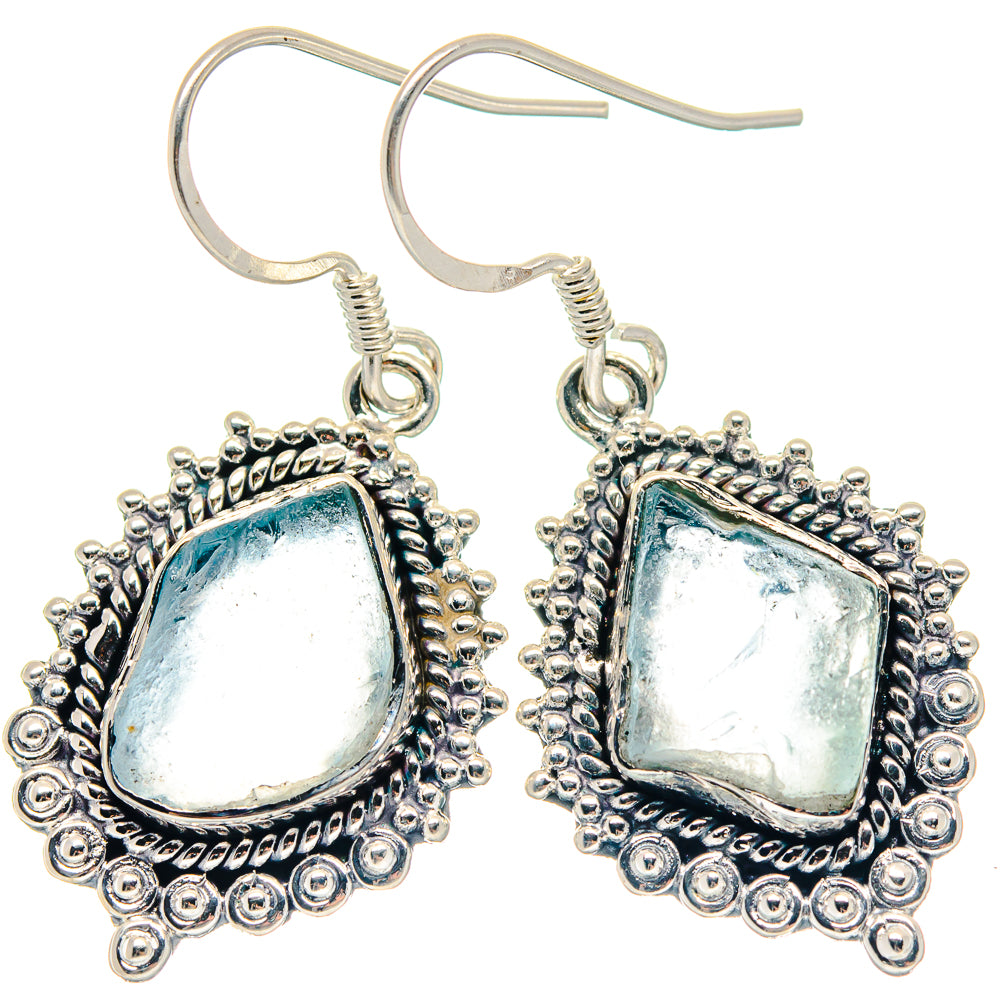 Aquamarine Earrings handcrafted by Anasilvercos - EARR423236