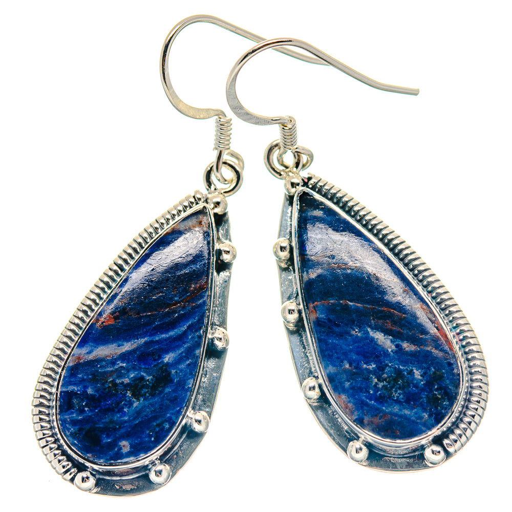 Sodalite Earrings handcrafted by Anasilvercos - EARR423261
