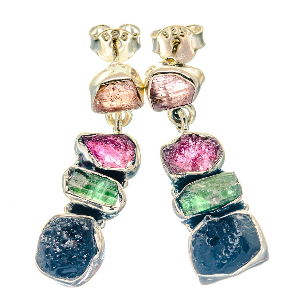 Black Tourmaline Earrings handcrafted by Anasilvercos - EARR423280