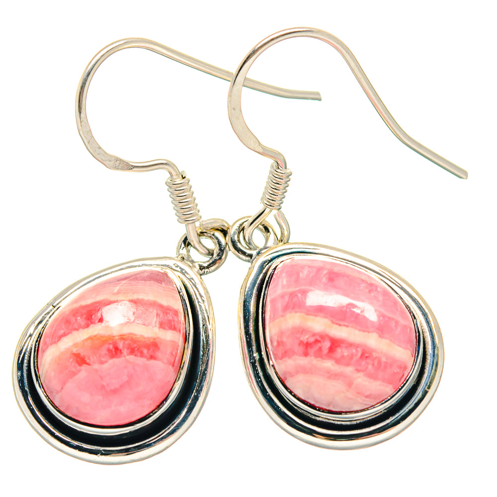 Rhodochrosite Earrings handcrafted by Anasilvercos - EARR423287