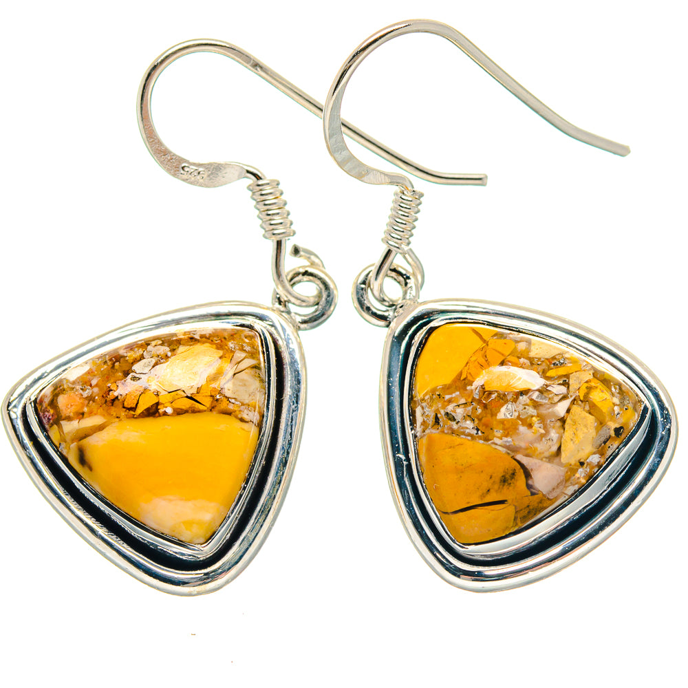 Brecciated Mookaite Earrings handcrafted by Anasilvercos - EARR423292