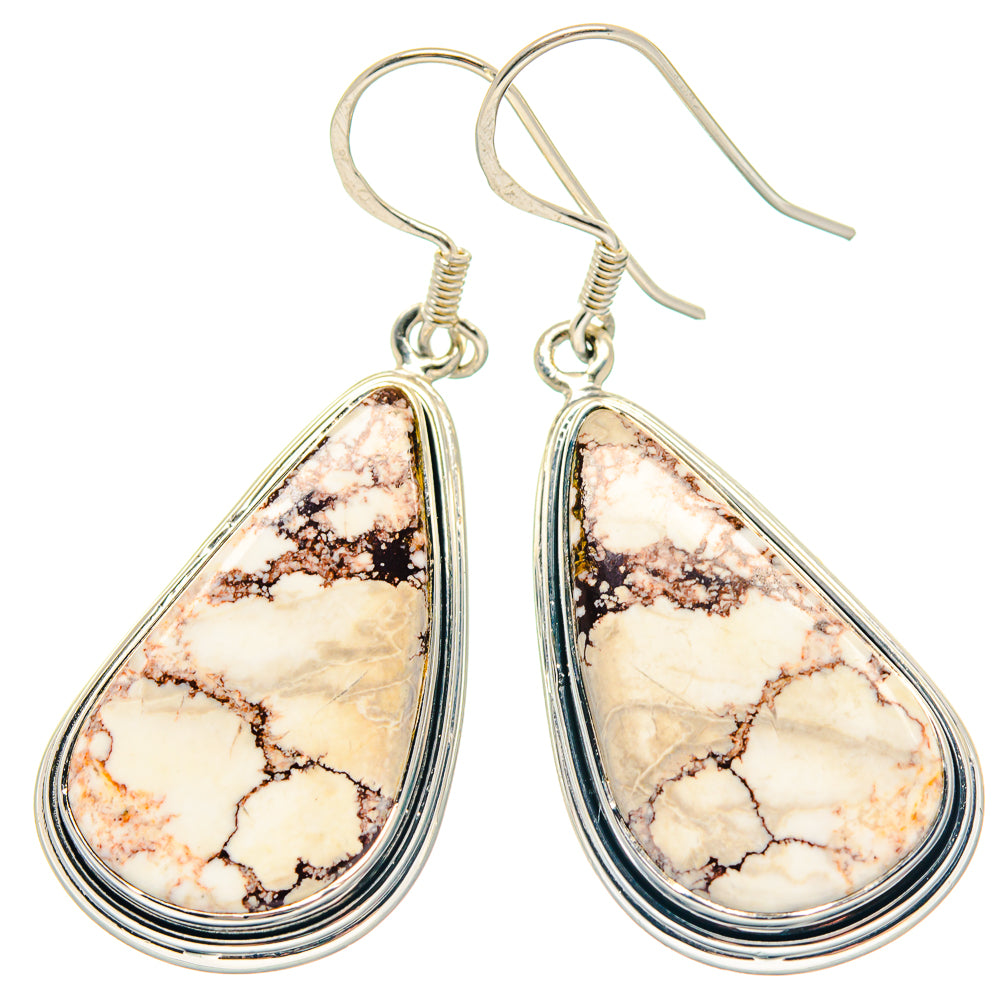 Wild Horse Jasper Earrings handcrafted by Anasilvercos - EARR423293