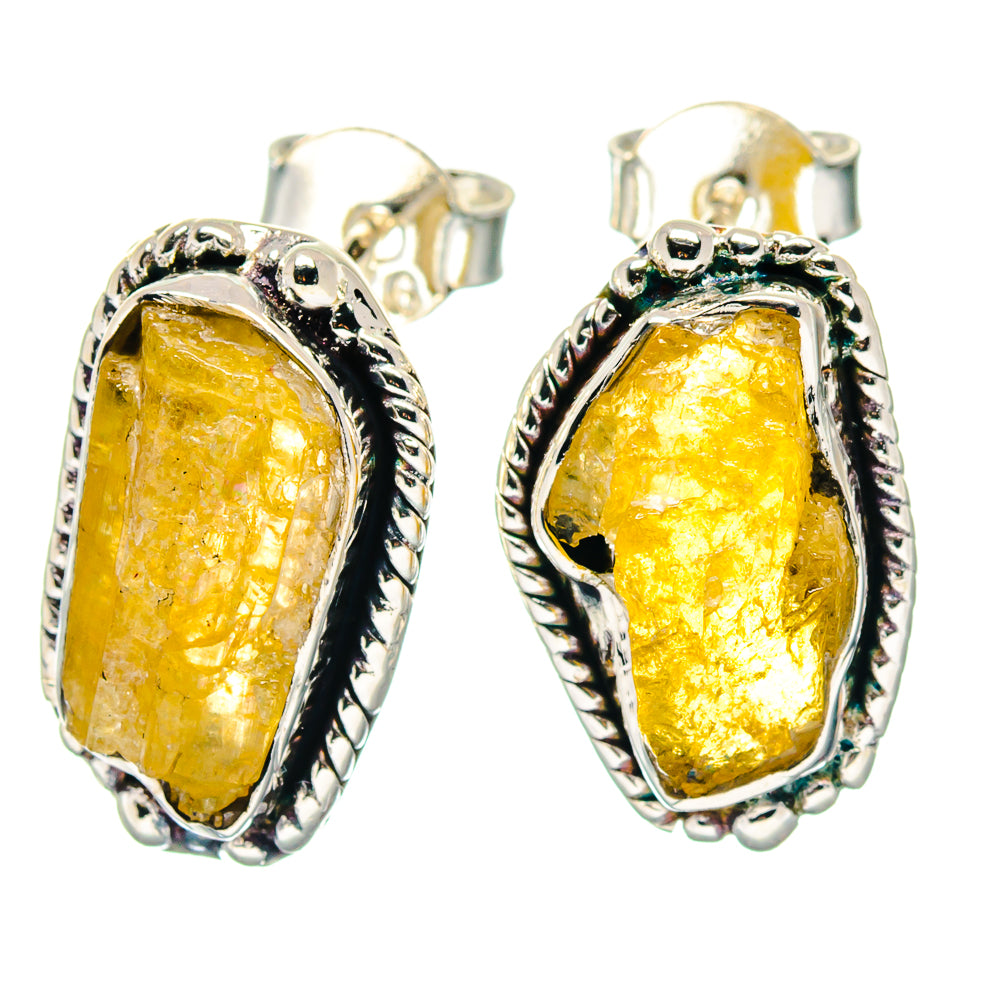 Citrine Earrings handcrafted by Anasilvercos - EARR423318