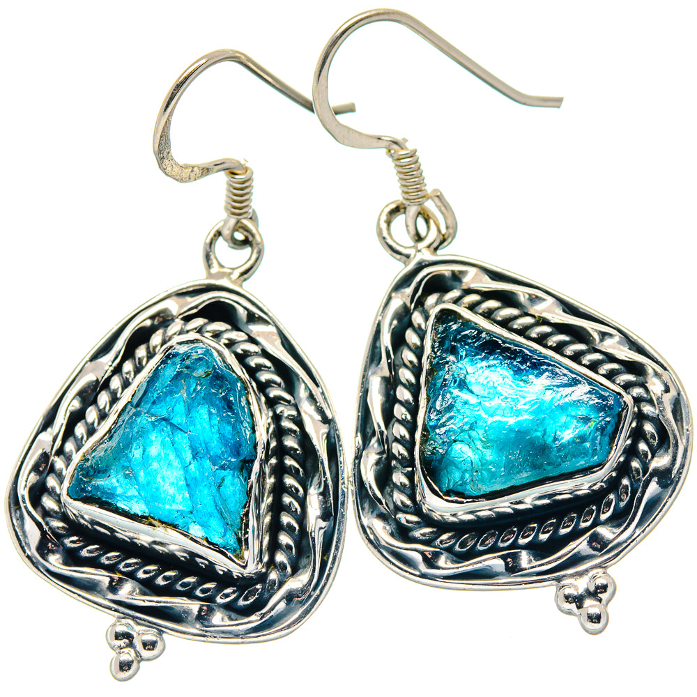 Apatite Earrings handcrafted by Anasilvercos - EARR423346