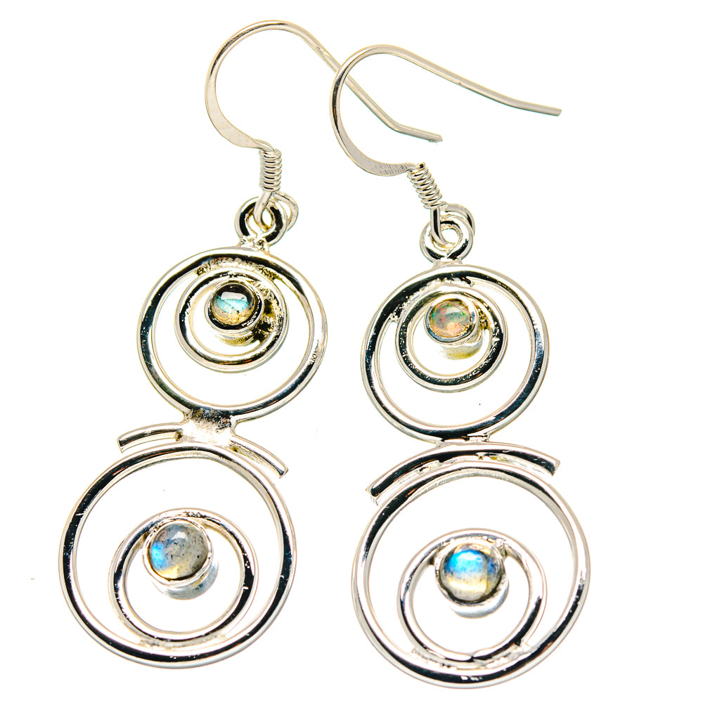 Ethiopian Opal Earrings handcrafted by Anasilvercos - EARR423360