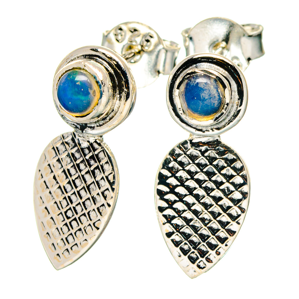 Ethiopian Opal Earrings handcrafted by Anasilvercos - EARR423371