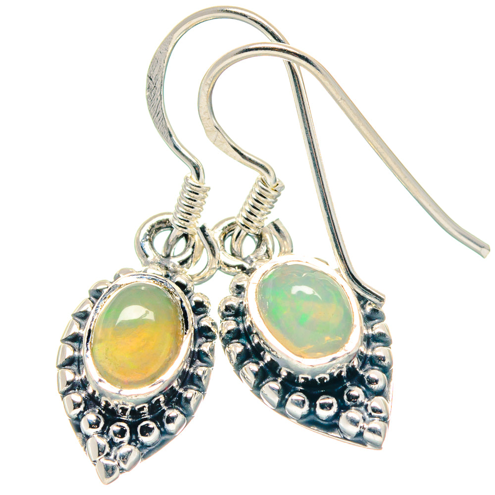 Ethiopian Opal Earrings handcrafted by Anasilvercos - EARR423384