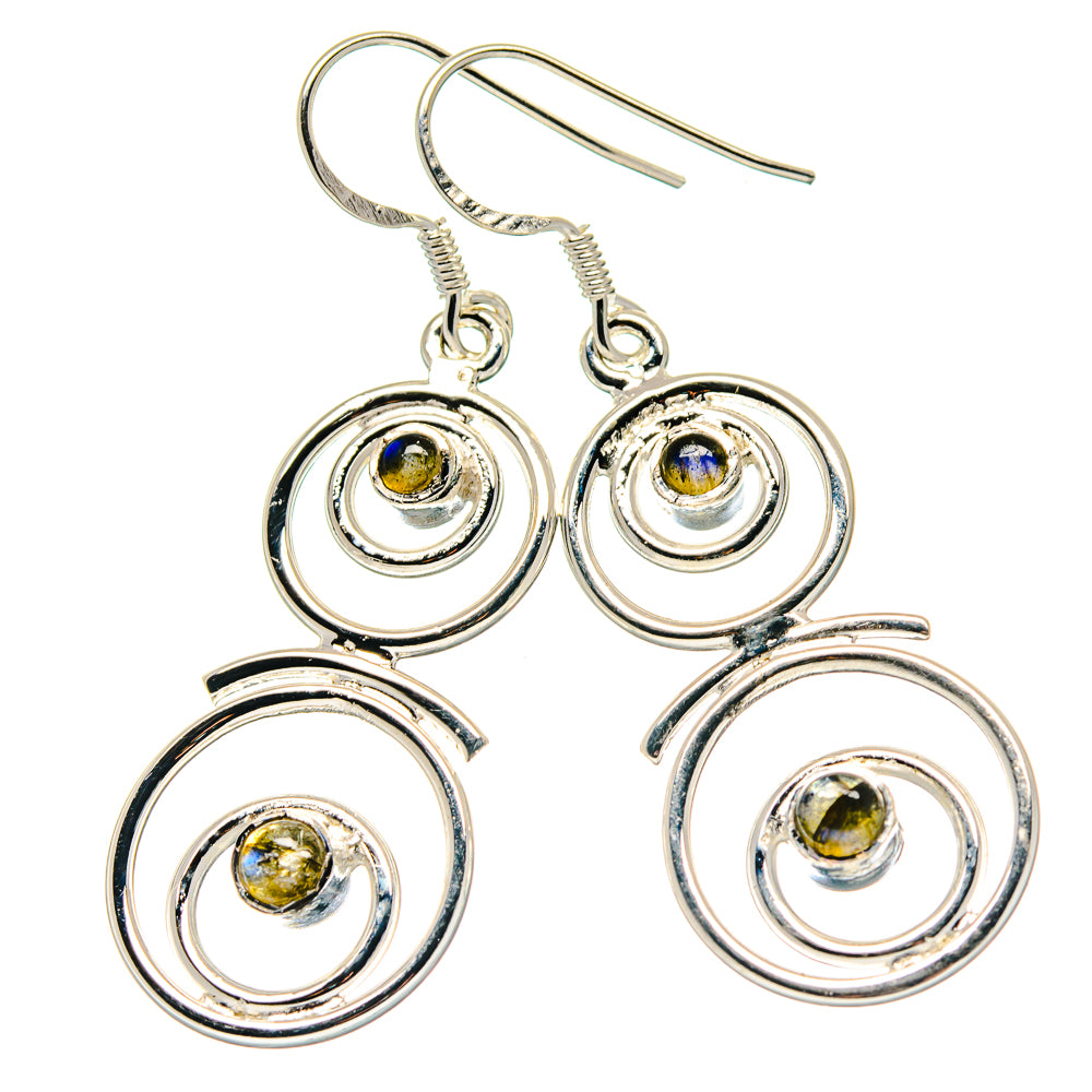 Labradorite Earrings handcrafted by Anasilvercos - EARR423410