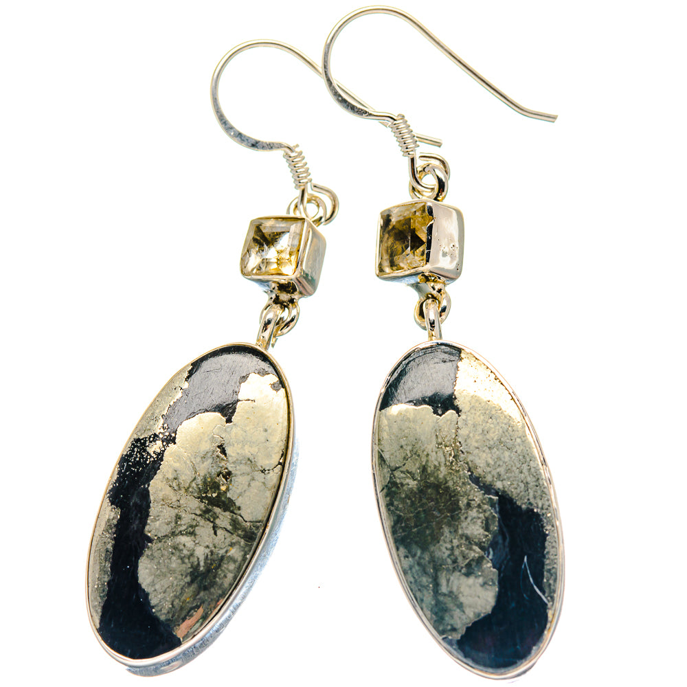 Larimar, Blue Topaz Pendants handcrafted by Anasilvercos - EARR423423