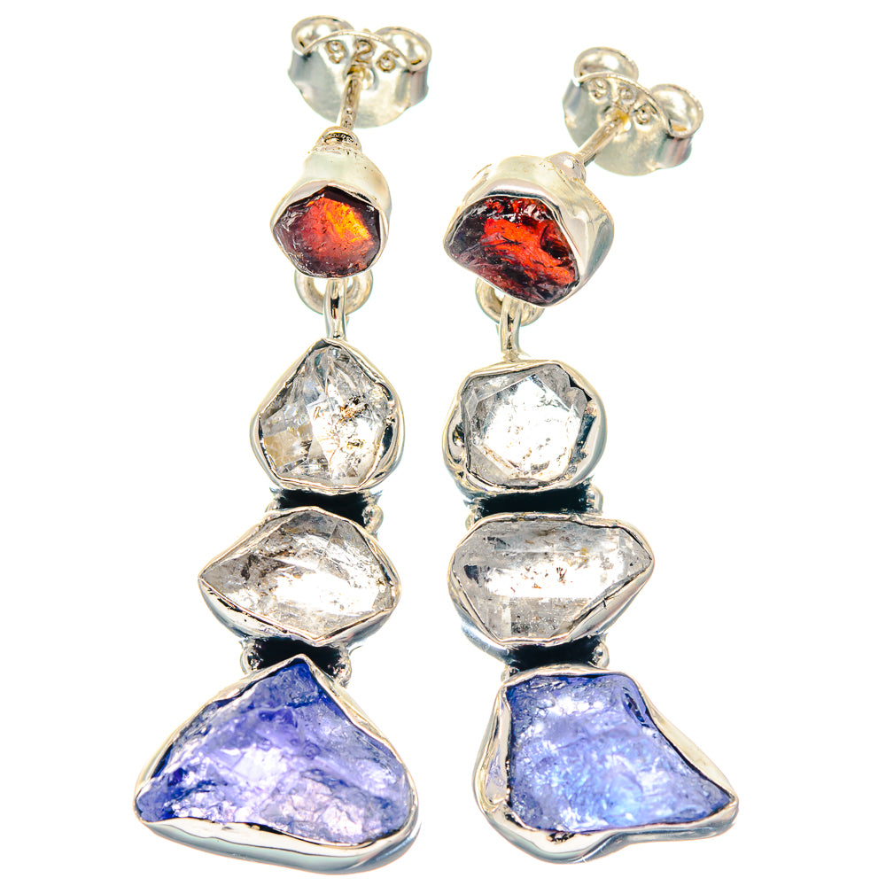 Labradorite Rings handcrafted by Anasilvercos - EARR423451