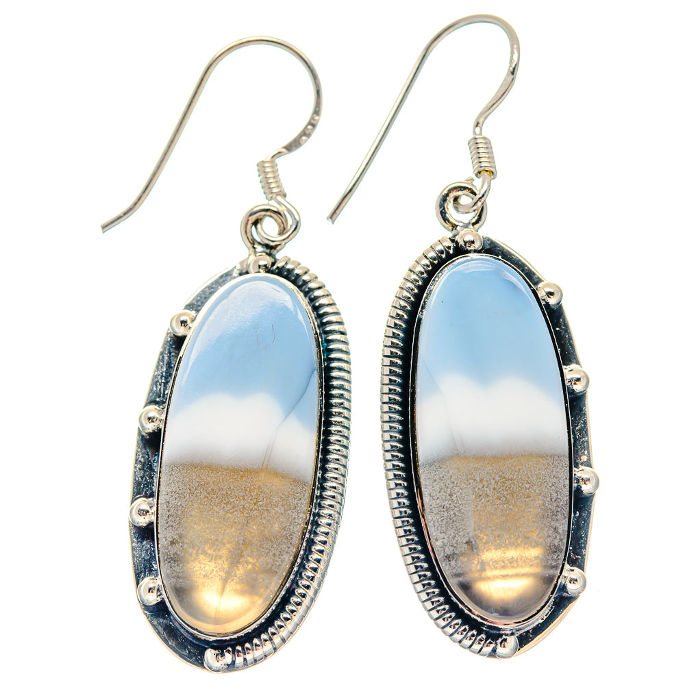 Mother Of Pearl, Citrine, Apatite Earrings handcrafted by Anasilvercos - EARR423473