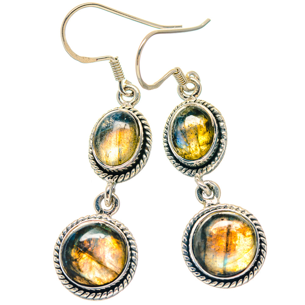 Lemon Chrysoprase Pendants handcrafted by Anasilvercos - EARR423477