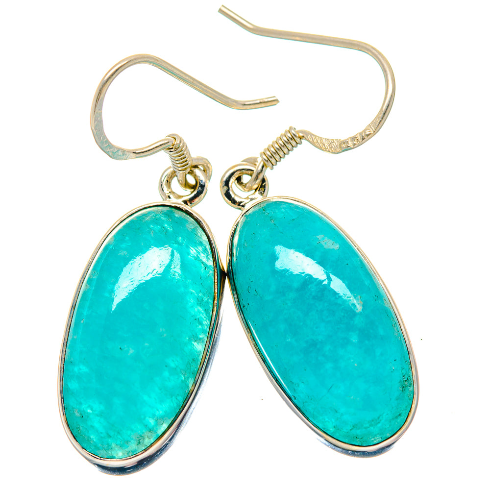 Tibetan Turquoise Pendants handcrafted by Anasilvercos - EARR423489