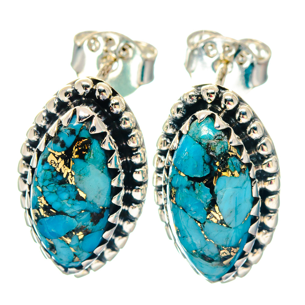 Larimar Rings handcrafted by Anasilvercos - EARR423514