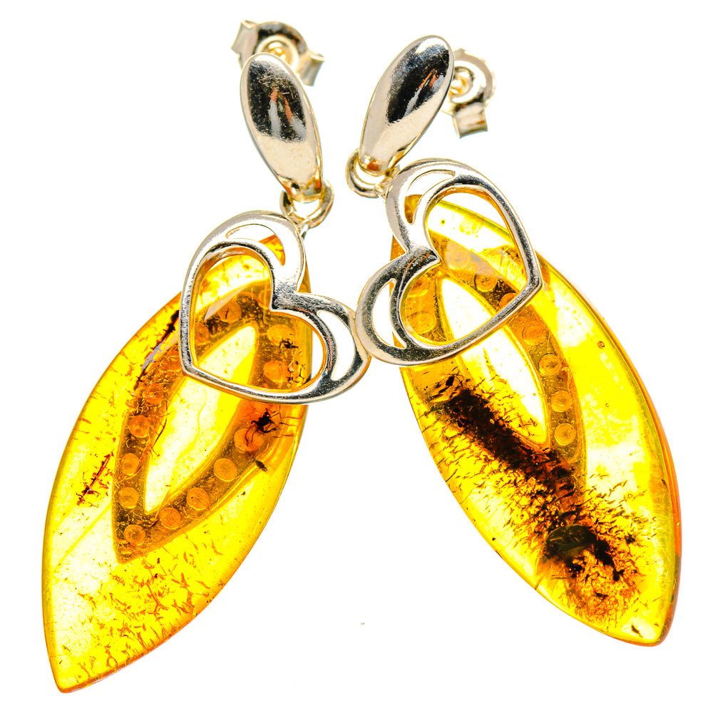 Baltic Amber Earrings handcrafted by Anasilvercos - EARR423519
