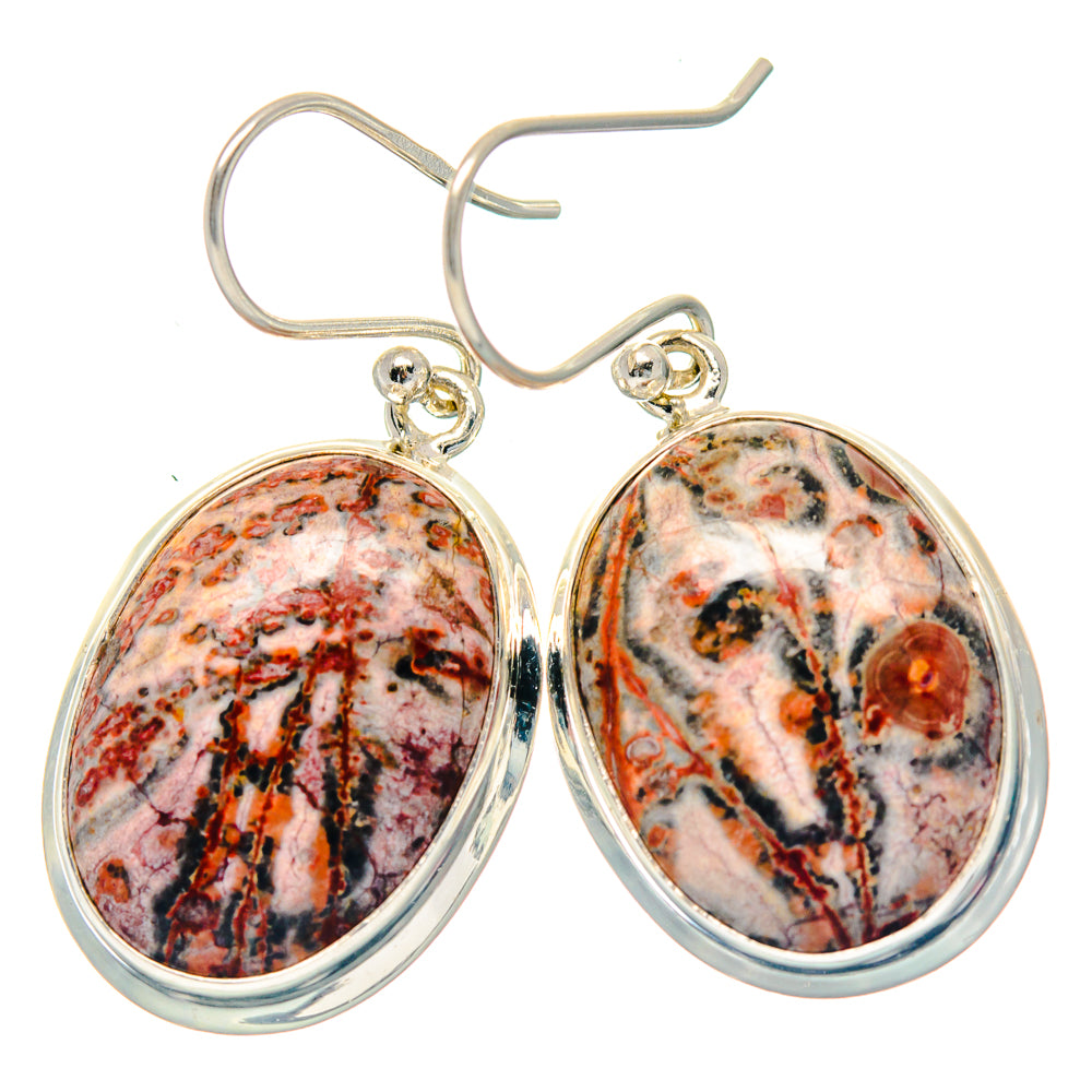Poppy Jasper Earrings handcrafted by Anasilvercos - EARR423549