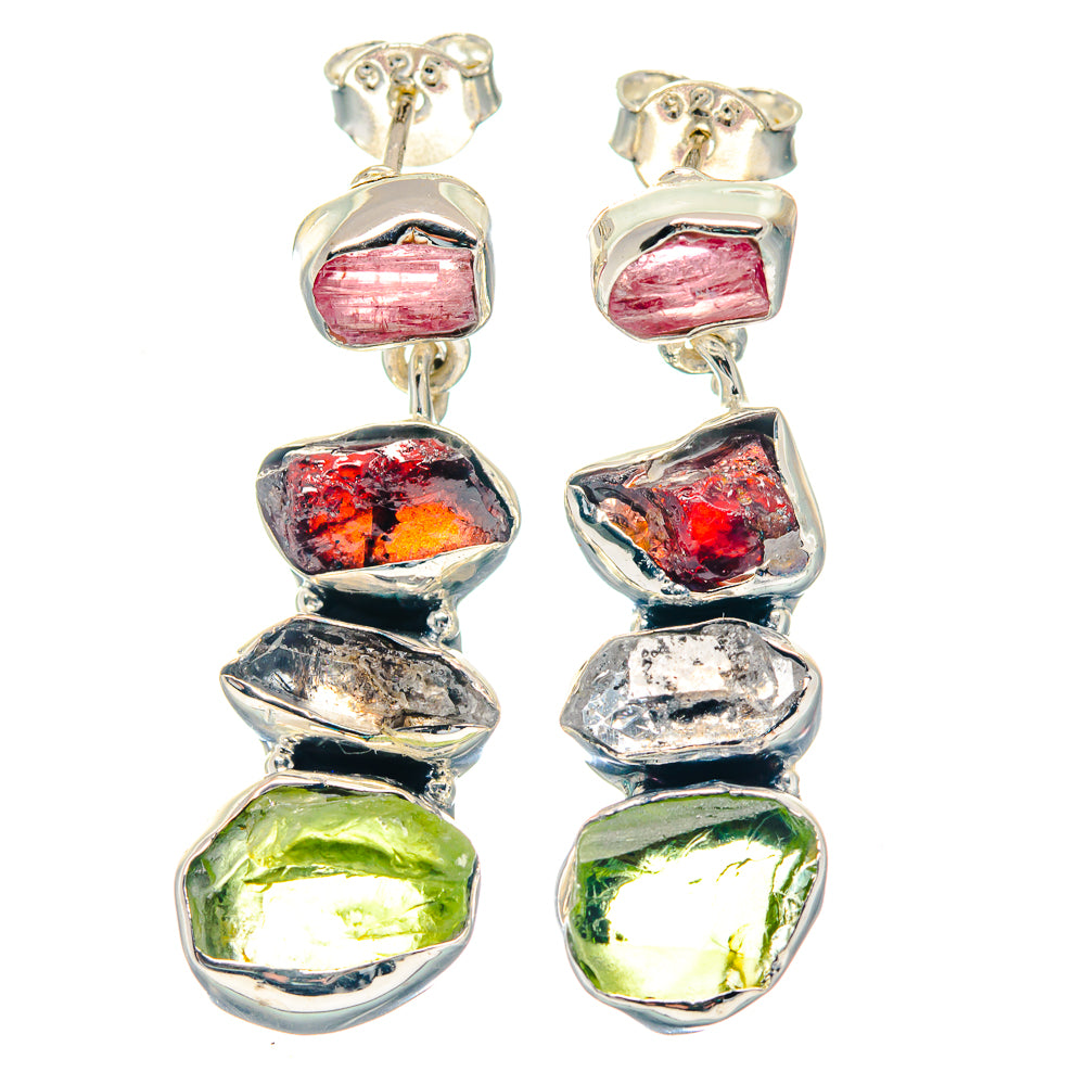 Peridot Earrings handcrafted by Anasilvercos - EARR423550