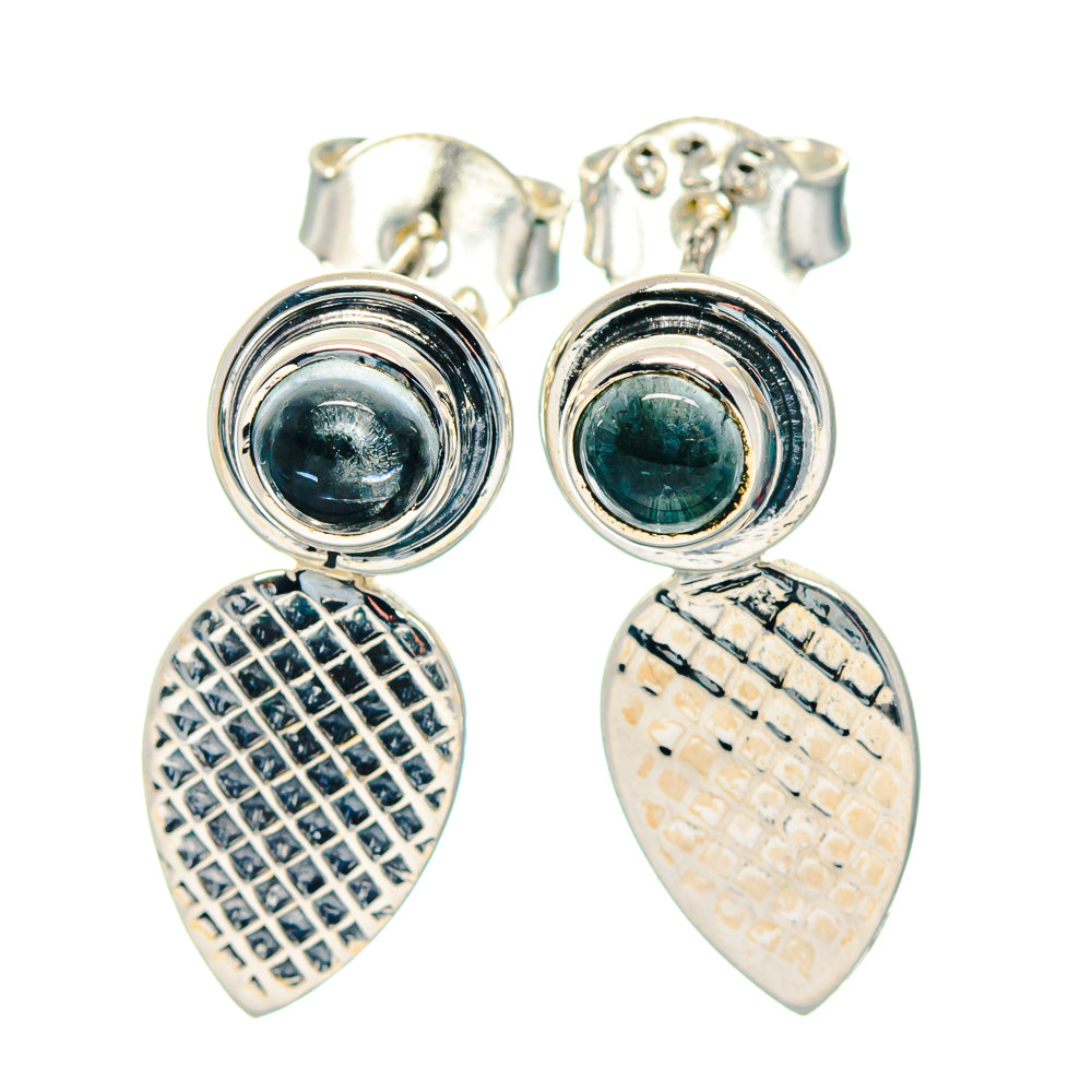 Aquamarine Earrings handcrafted by Anasilvercos - EARR423551 - Photo 2