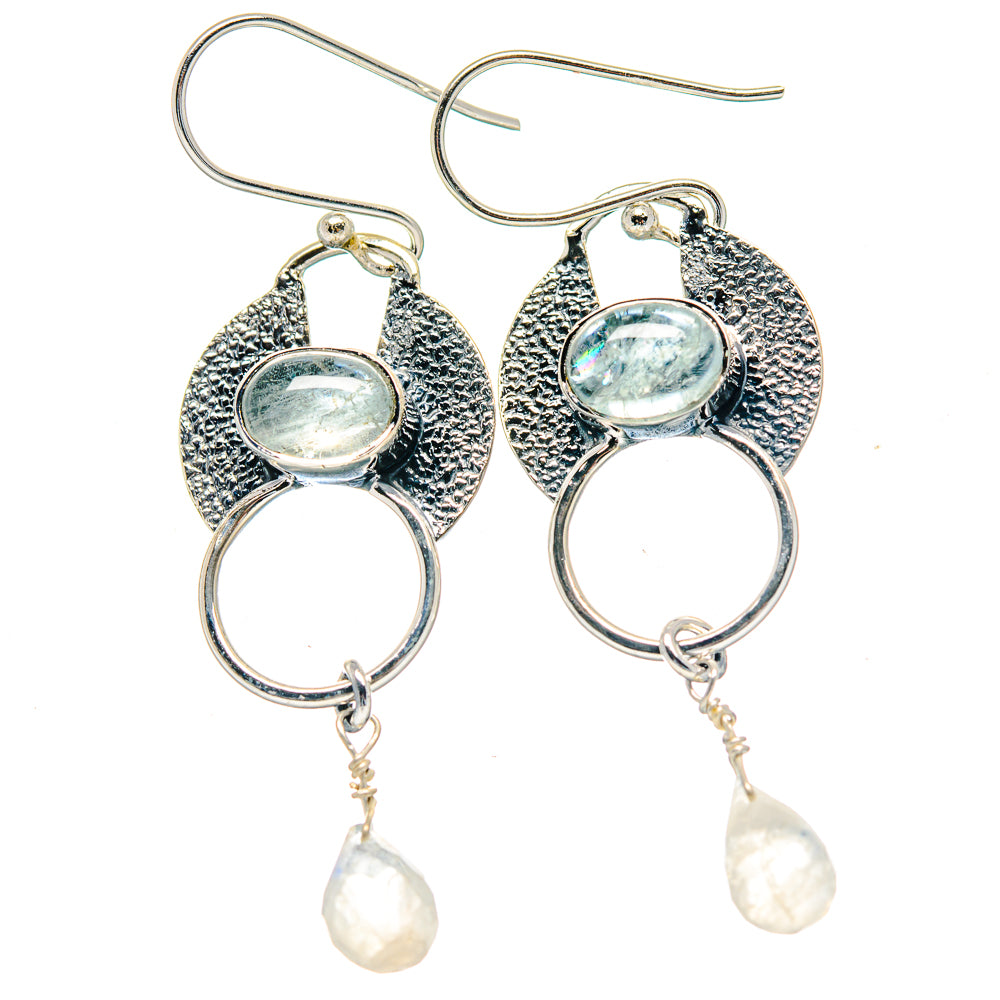 Aquamarine Earrings handcrafted by Anasilvercos - EARR423554