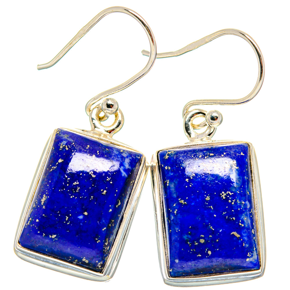 Lapis Lazuli Earrings handcrafted by Anasilvercos - EARR423773
