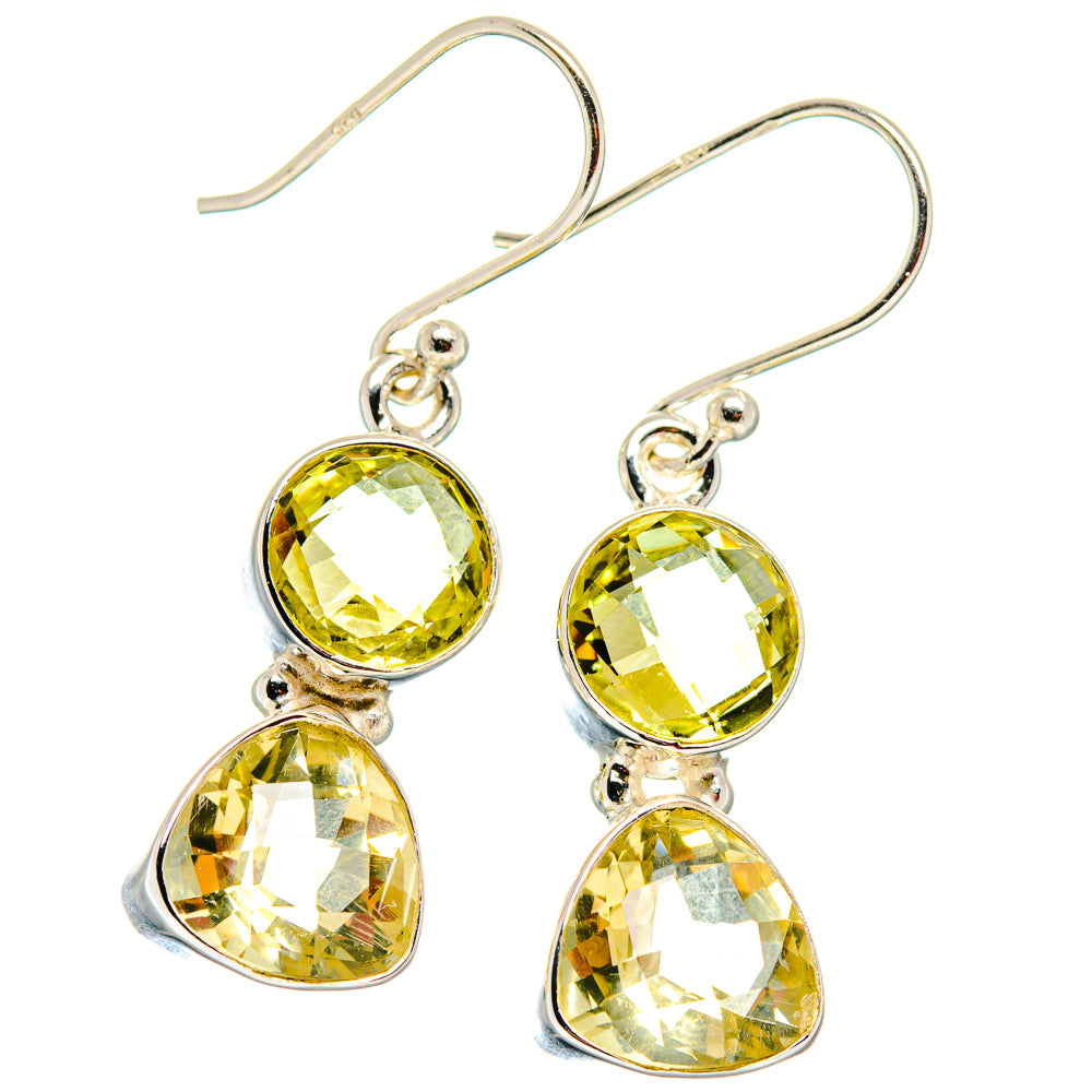 Citrine Earrings handcrafted by Anasilvercos - EARR423774
