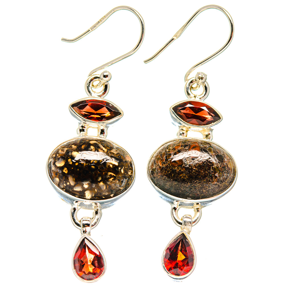 Dinosaur Bone Earrings handcrafted by Anasilvercos - EARR423807