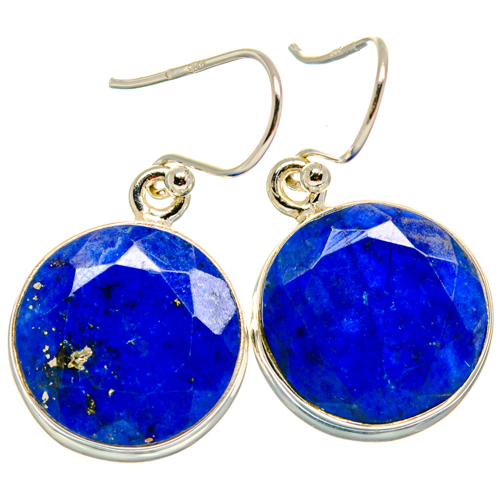 Lapis Lazuli Earrings handcrafted by Anasilvercos - EARR423825