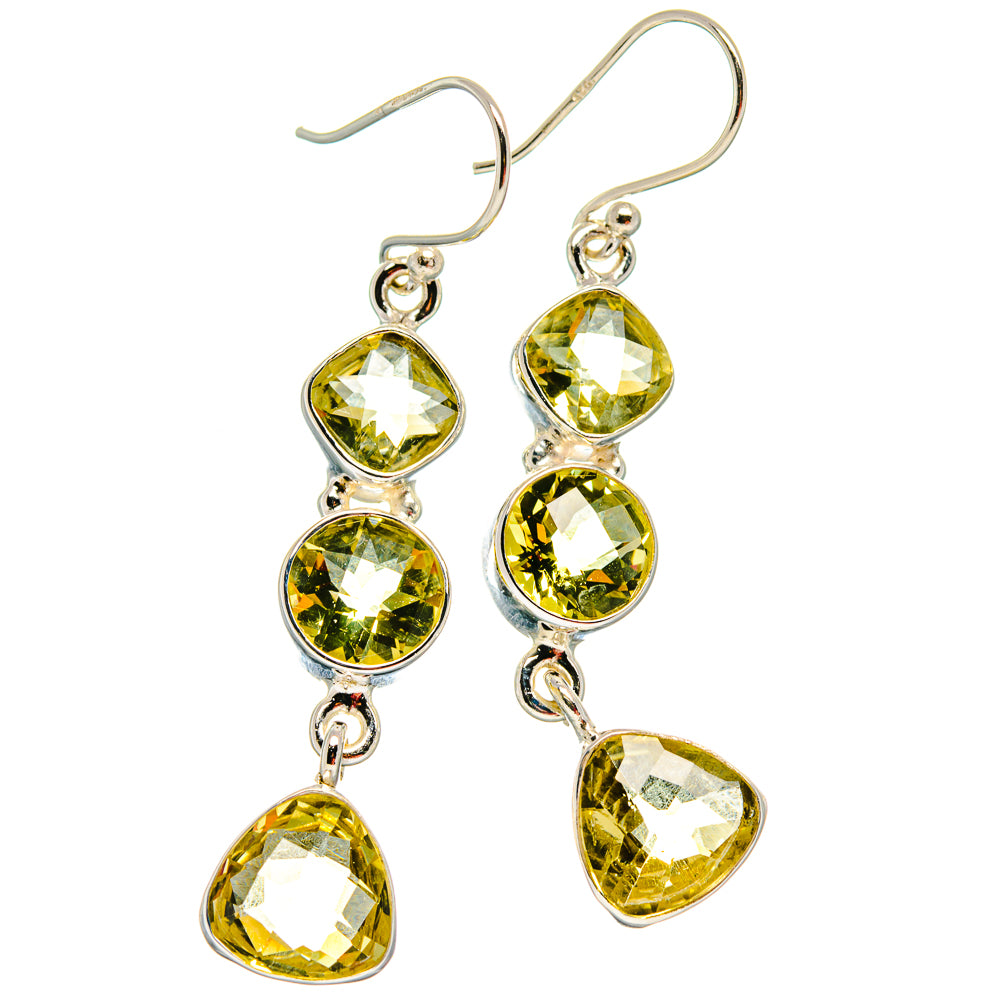 Citrine Earrings handcrafted by Anasilvercos - EARR423840