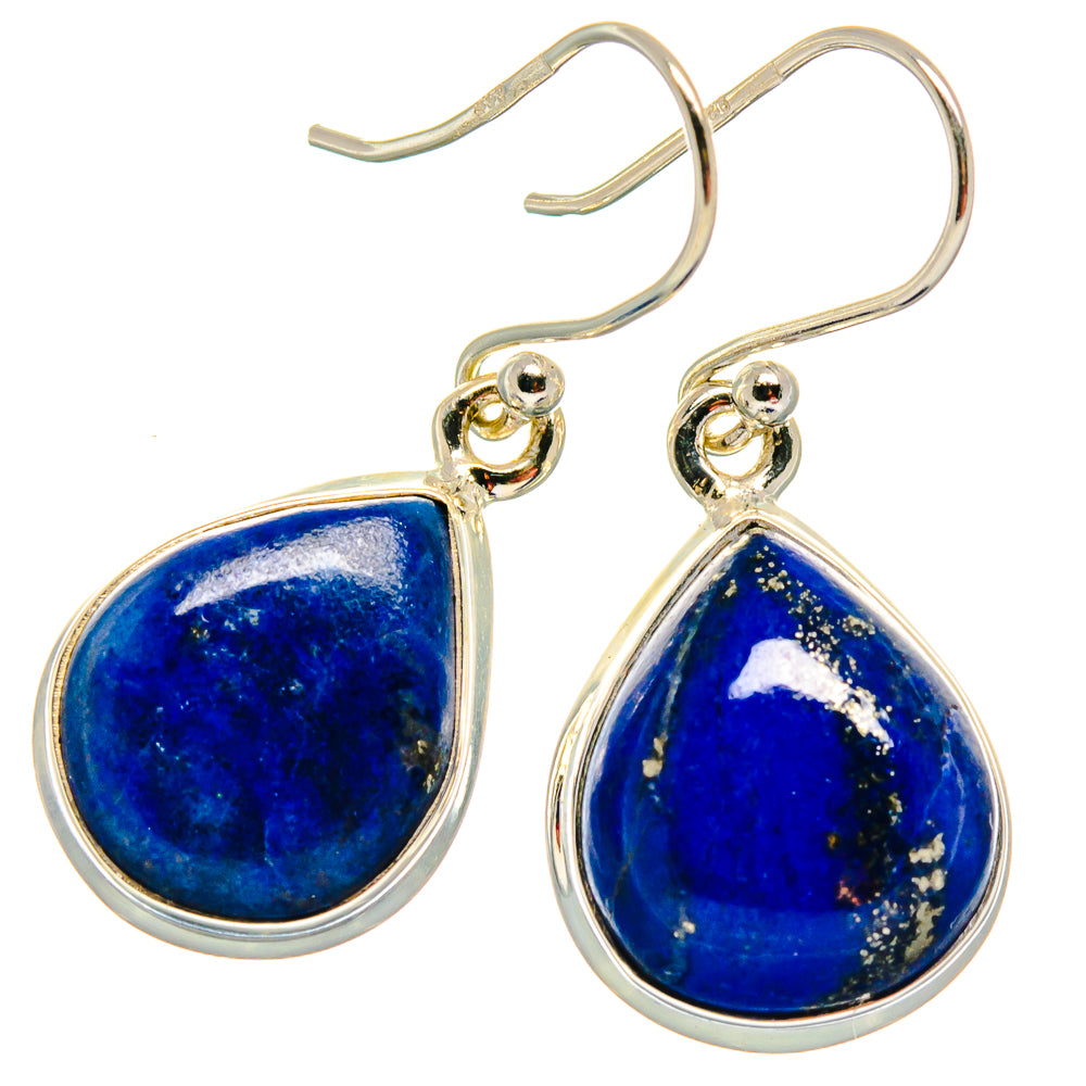 Lapis Lazuli Earrings handcrafted by Anasilvercos - EARR423841