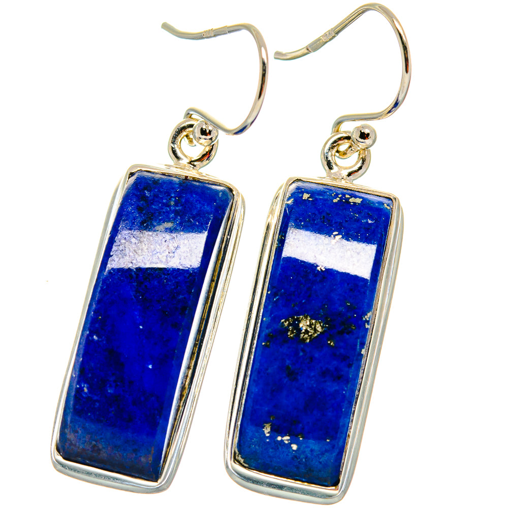 Lapis Lazuli Earrings handcrafted by Anasilvercos - EARR423850