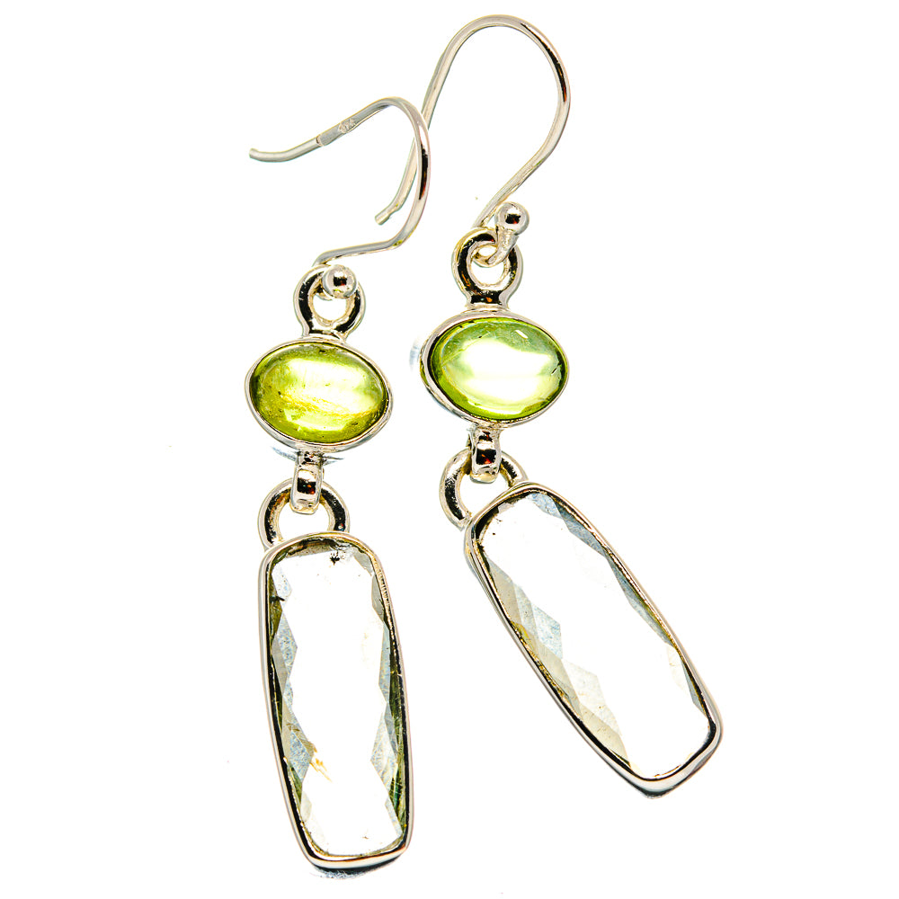 White Quartz Earrings handcrafted by Anasilvercos - EARR423853