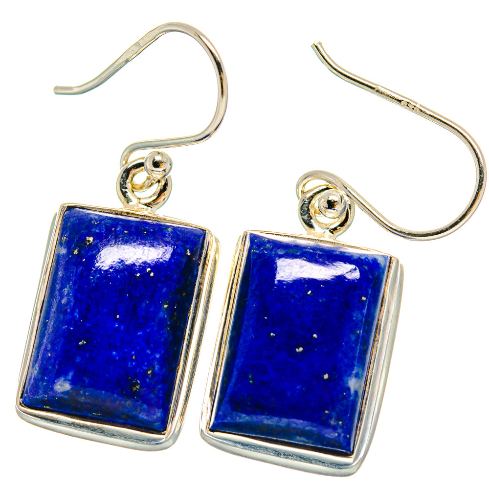 Lapis Lazuli Earrings handcrafted by Anasilvercos - EARR423869