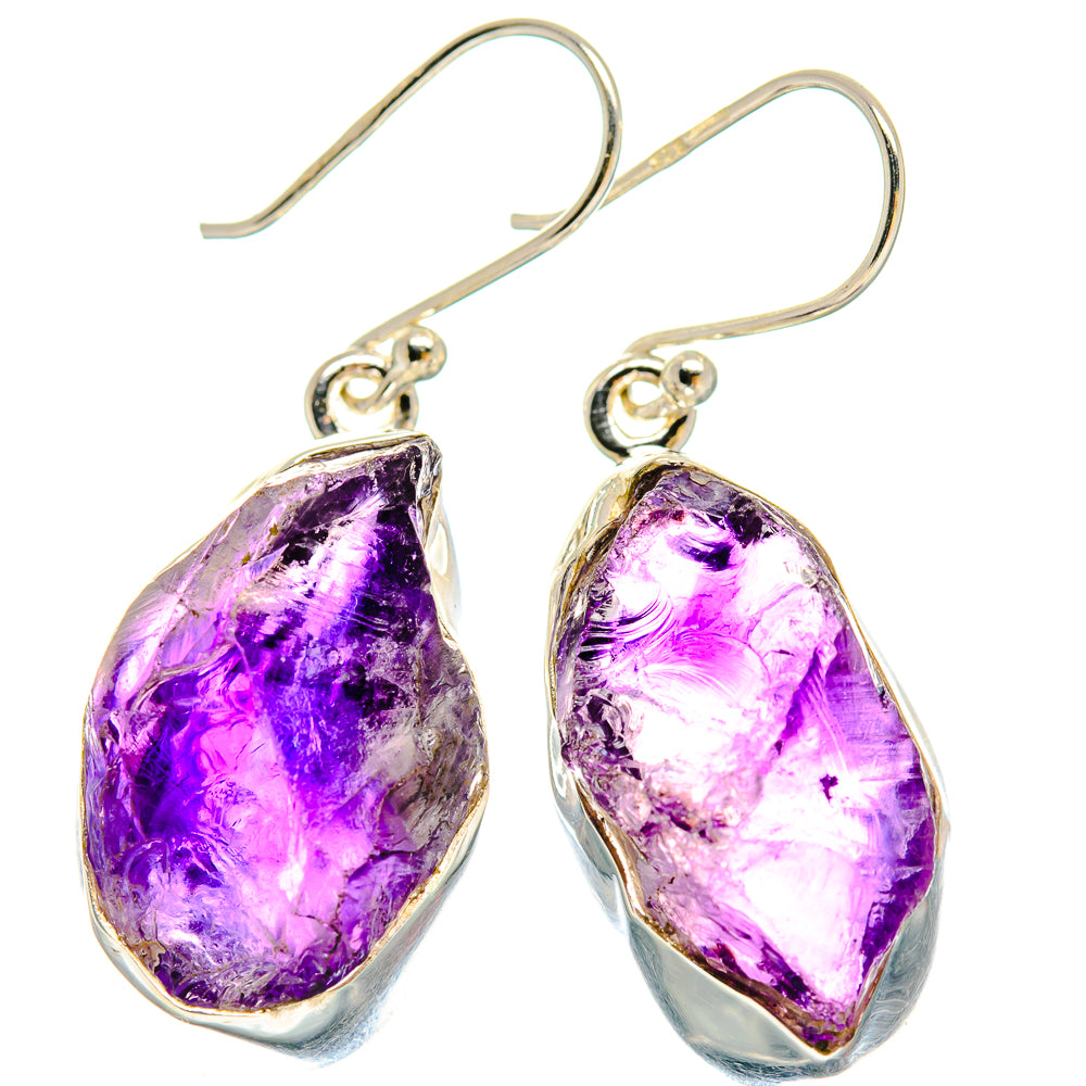 Amethyst Earrings handcrafted by Anasilvercos - EARR423875 - Photo 2
