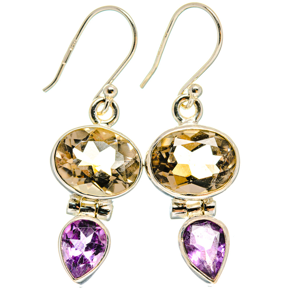 Smoky Quartz Earrings handcrafted by Anasilvercos - EARR423889