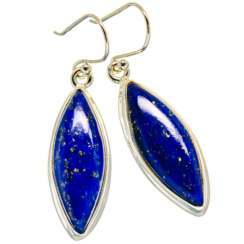 Lapis Lazuli Earrings handcrafted by Anasilvercos - EARR423891