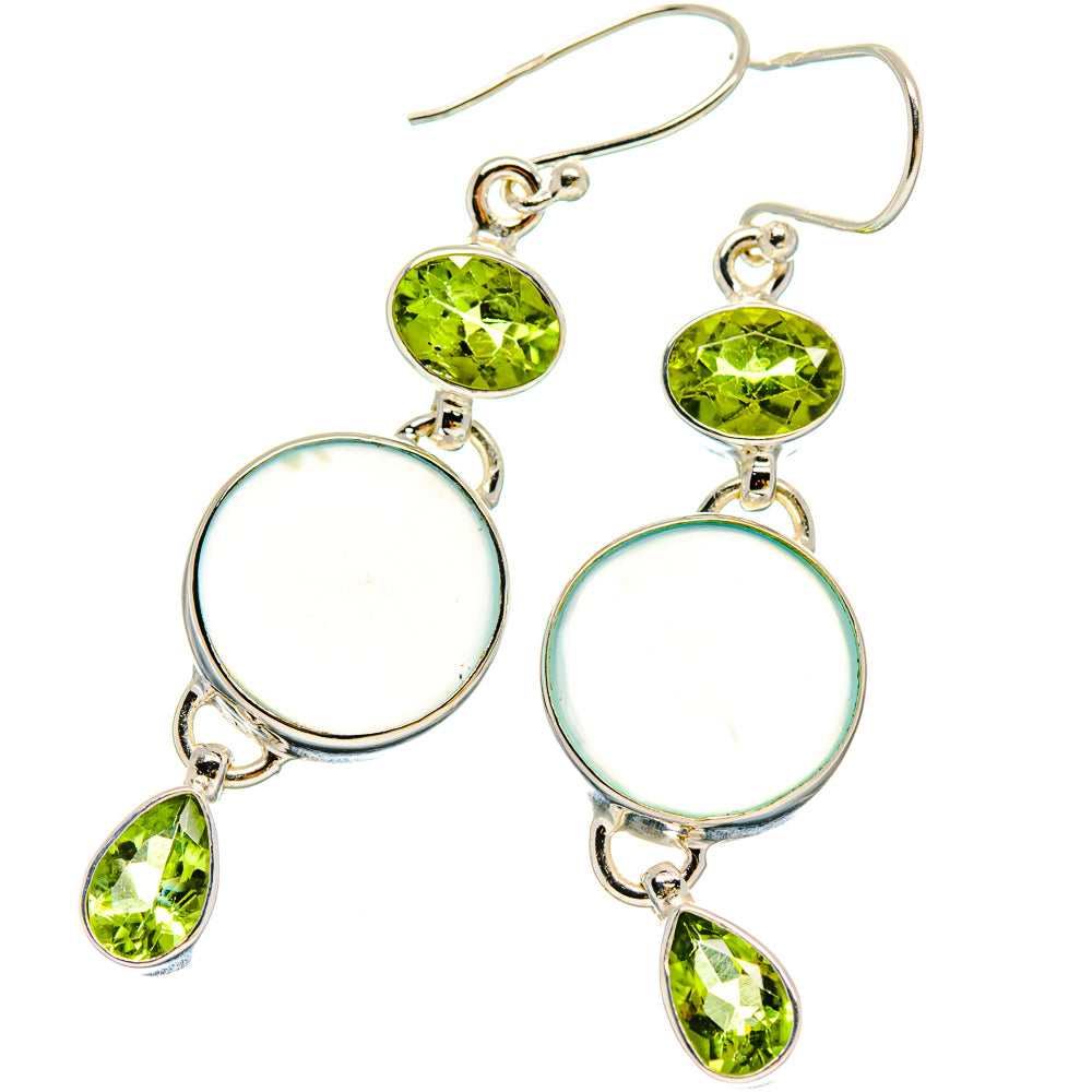 Aqua Chalcedony Earrings handcrafted by Anasilvercos - EARR423908
