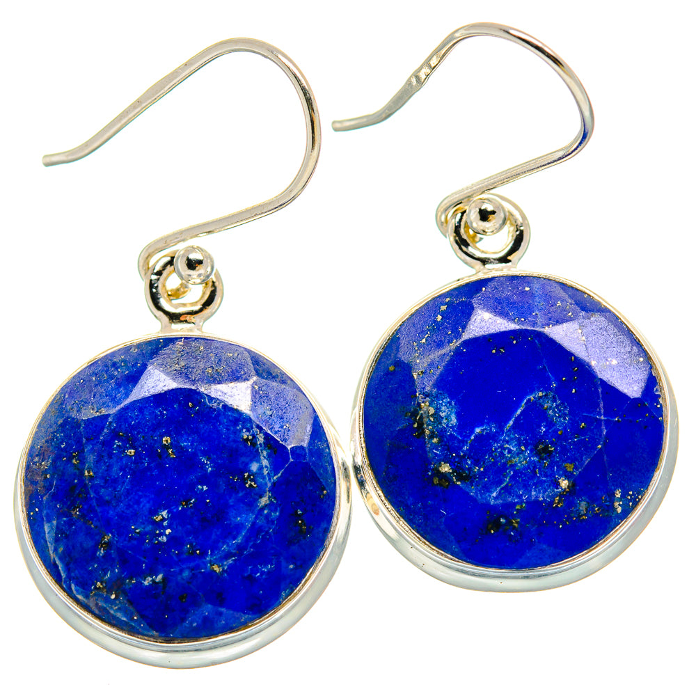 Lapis Lazuli Earrings handcrafted by Anasilvercos - EARR423909