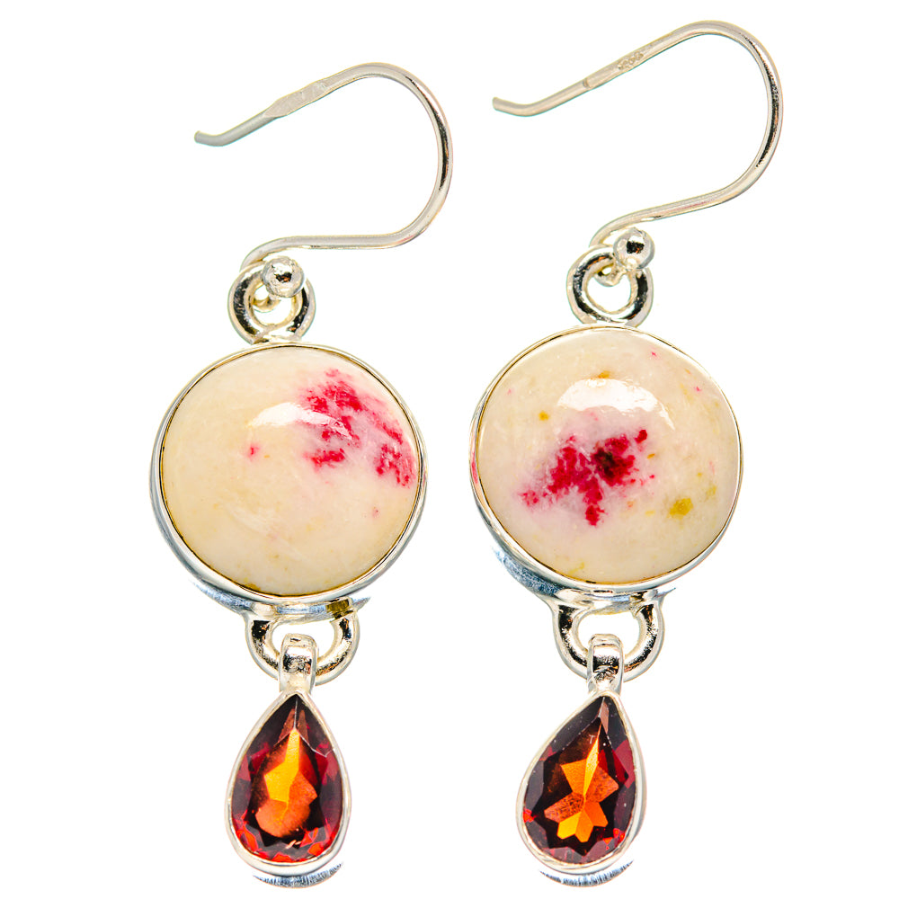 Cinnabar Earrings handcrafted by Anasilvercos - EARR423917