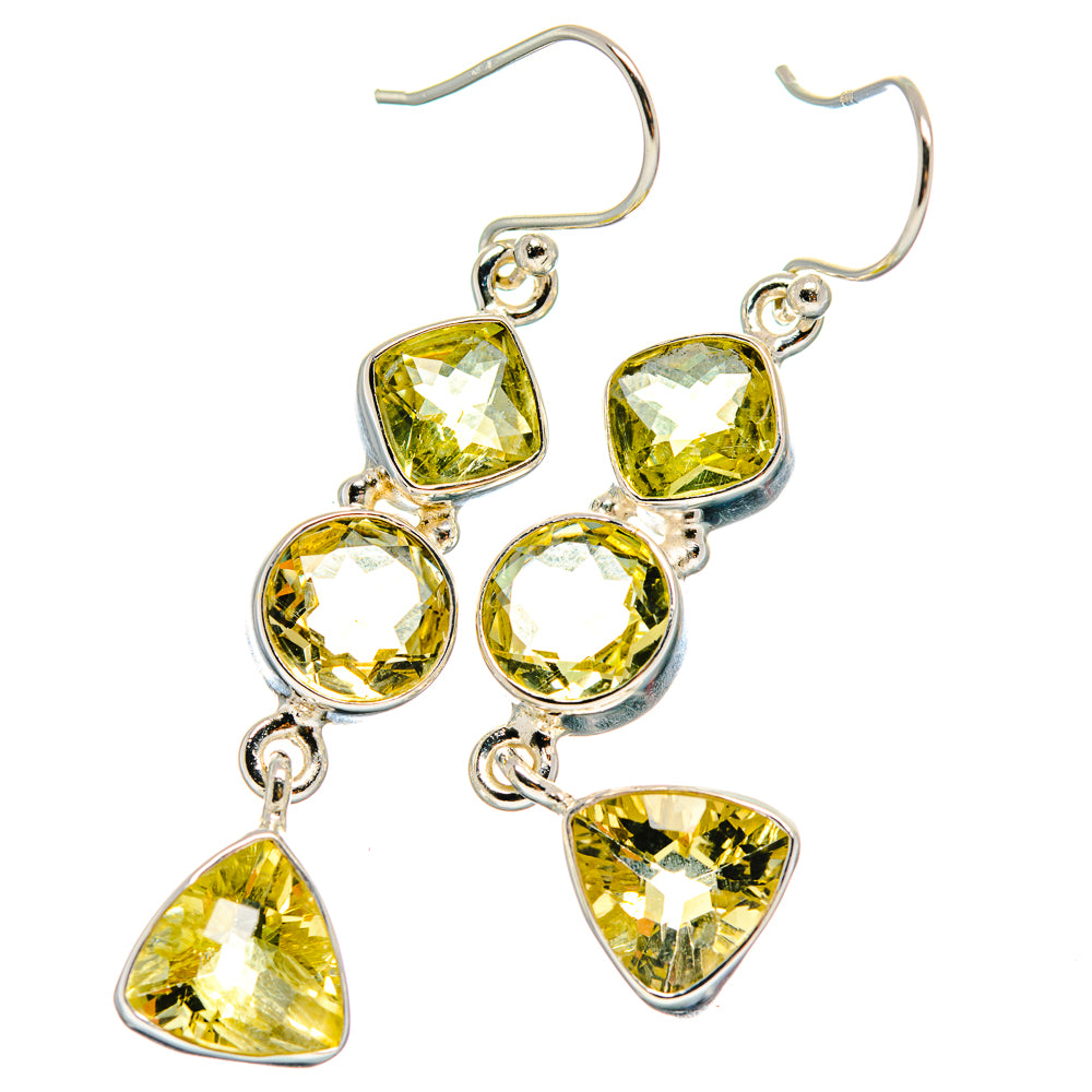 Citrine Earrings handcrafted by Anasilvercos - EARR423918