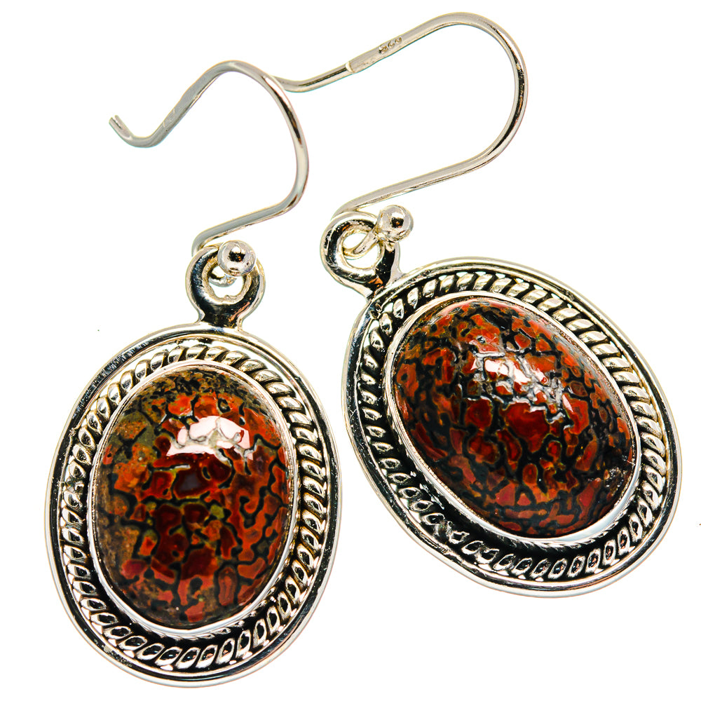 Dinosaur Bone Earrings handcrafted by Anasilvercos - EARR423928